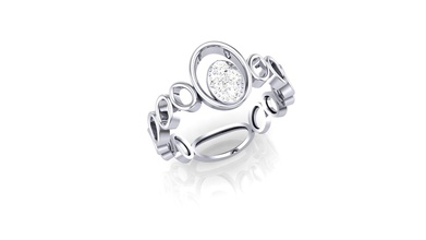 candera colección los anillos de oro la plata el diamante imprimible joya joyería compromiso gem boda sterling blanco anillo brillante moda engagem 3d print model - Mito3D