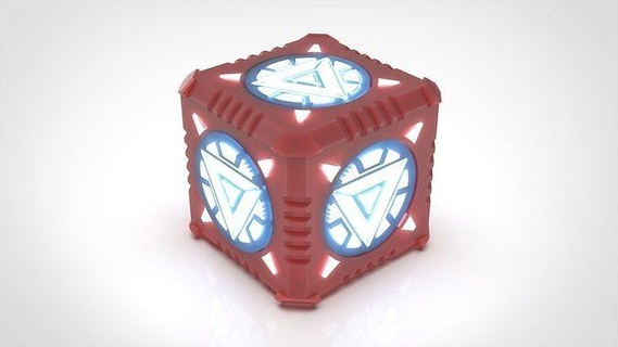 candle holder iron man cube arc reactor avengers marvel tech box container art toy chinese lantern lamp light luminary tesseract house accessories 3d print model - Mito3D
