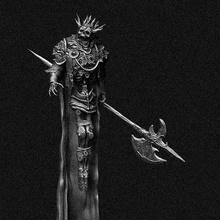 candle king miniature 40k warhammer warhammer40k aos ageofsigmar skeleton fantasy grim turnip28 tabletop dnd dndminiature lich lichking games toys board 3d print model - Mito3D