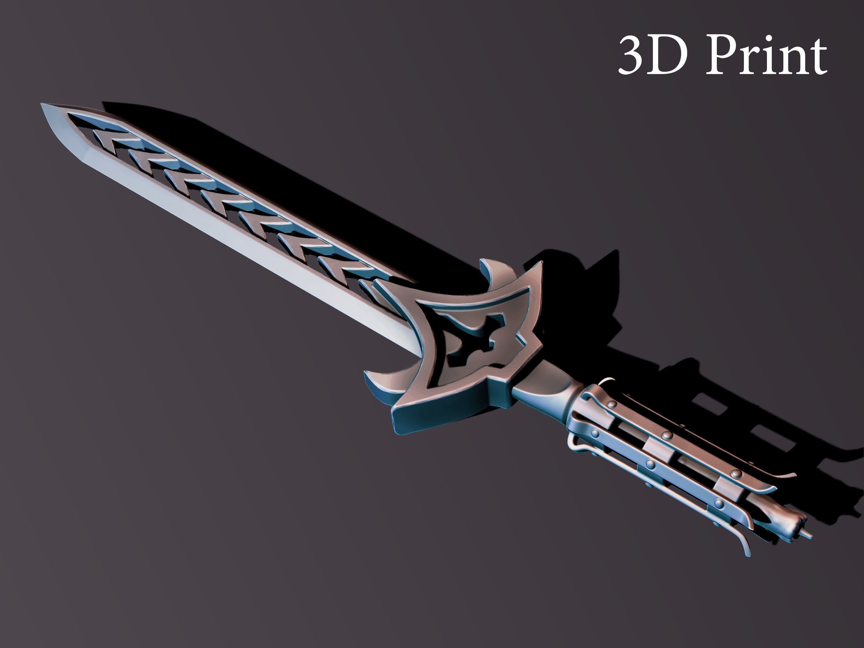 mum kılıç 3d yazdır 3dprint zbrush yüksek poli fdm ender3 creality bıçak ağzı heykel vermek yazdırılabilir çapraz isa silah yakın dövüş oyunlar oyuncaklar 3D print model - Mito3D