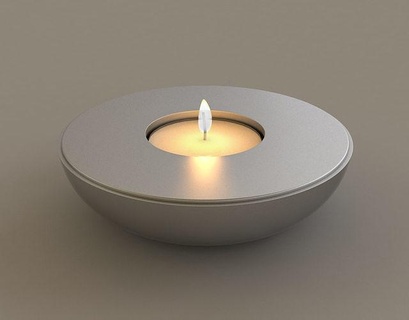 porta vela 001 soporte candelabro candelero menaje vajilla general decoración ligero deco casa luz diseño 3d print model - Mito3D