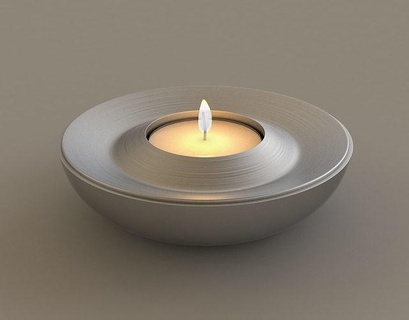 porta vela 005 soporte candelabro candelero menaje vajilla general decoración ligero deco diseño contemporáneo luz fuego minimalista casa 3d print model - Mito3D