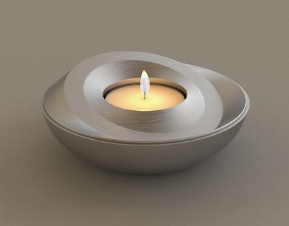 candleholder 007 candle holder chandelier candlestick houseware tableware general decor light deco design contemporary candlelight flame house 3d print model - Mito3D