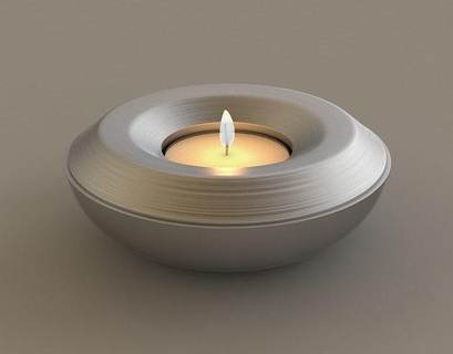 Kerzenhalter 008 Kerze Halter Unterstützung Leuchter Haushaltswaren Geschirr Allgemeines Dekor Licht Deko Design zeitgenössisch Kerzenlicht Flamme Haus 3d print model - Mito3D