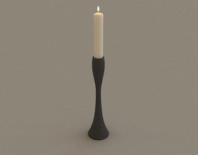 porta vela 013 soporte candelabro candelero menaje vajilla general decoración ligero deco luz fuego Arte diseño contemporáneo casa 3d print model - Mito3D