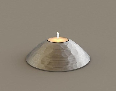 porta vela 015 soporte candelabro candelero menaje vajilla general decoración ligero deco luz fuego diseño Arte casa 3d print model - Mito3D