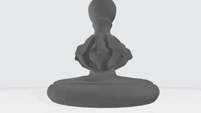 candlesticks art interior design old silhouette house accessories 3d print model - Mito3D
