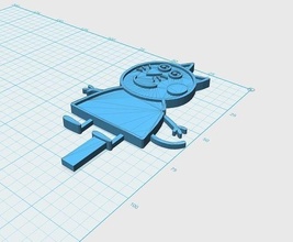 caramella gatto cupcake cappello cilindro Peppa Pig caketopper aiuto per cottura Casa cucina cenare 3d print model - Mito3D