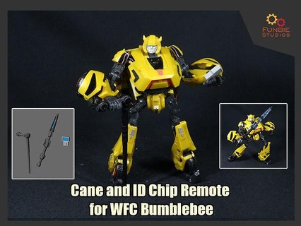 bengala controlo remoto transformadores wfc abelha histórias quadrinhos jogos brinquedos 3d print model - Mito3D