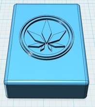 cannabis blatt seife schimmel meister silikon gummi zinn heilen hobby diy 3d print model - Mito3D
