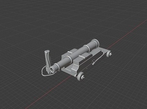 kanone druckbar modell waffe krieg militär waffen gewehr klinge projektil turm katapult wissenschaft 3d print model - Mito3D