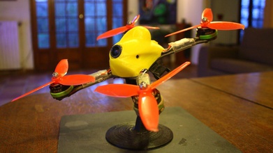 canopy qav-xs racing quadcopter drone uav hobby diy 3dprint 3d print model - Mito3D