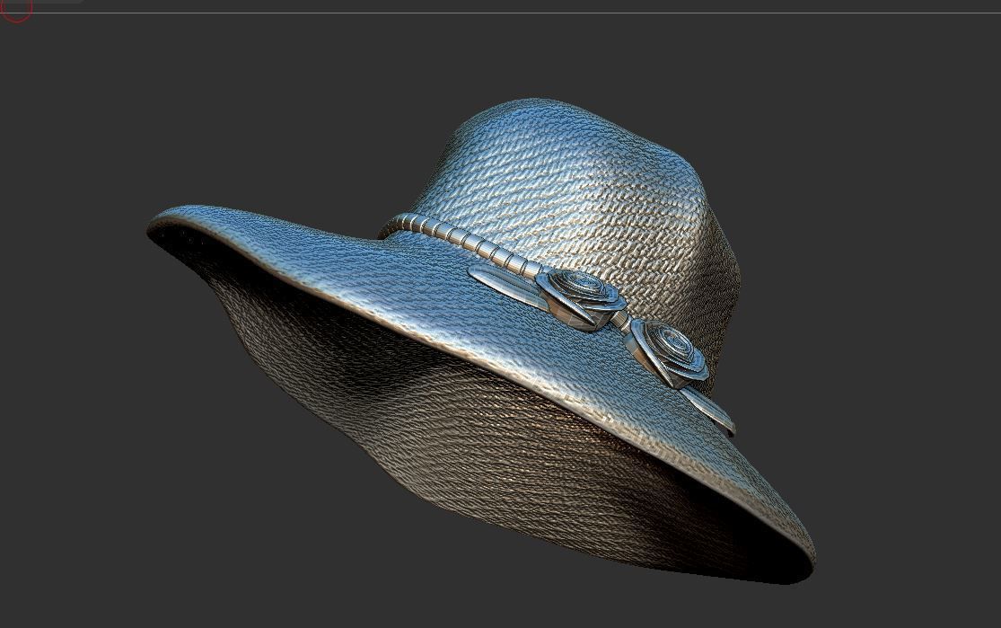 şapka model baş moda aksesuar güzellik go orin 3D print model - Mito3D