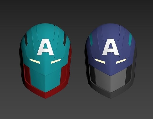captain america - secret empire helmet marvel future revolution art 3D print model - Mito3D