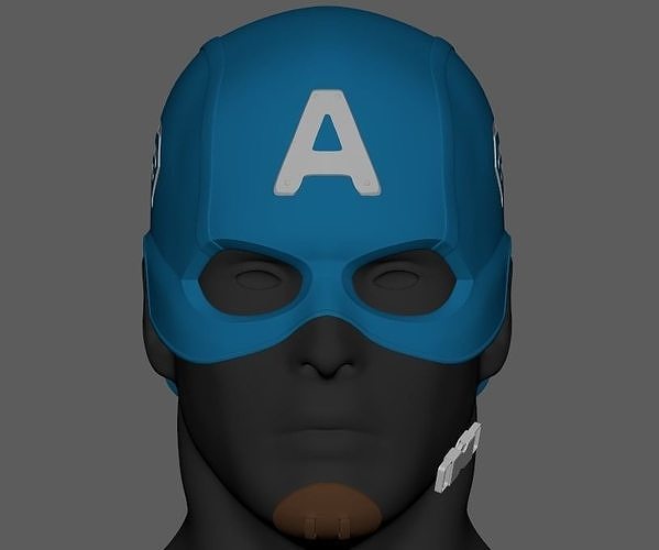 captain america golden age helmet marvel superhero hero comic clothing cosplay print 3d comics hobby diy 3D print model - Mito3D