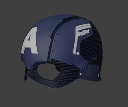 capitão américa capacete civil guerra maravilha thanos vingadores infinidade cosplay steve roger passatempo faça 3d print model - Mito3D