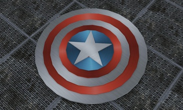 il capitano americhe scudo art avengers shield la marvel i segni loghi 3d print model - Mito3D