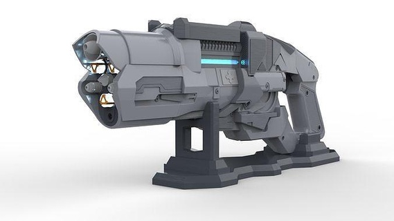 Kaptan soğuk Lazer efsaneler yarın ticari stl yazdırılabilir oyuncak zanaat kendin yap hobi tabanca top Kostüm oyunu video oyun flaş Dünya 1 dondurucu oyunlar oyuncaklar 3d print model - Mito3D