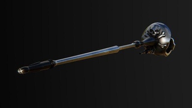 kapitän harlock laser gewehr rapier albator kopf cosmo dragoner platz pirat stütze requisiten cosplay 3d 3dprinting stl 3dmodel spiele spielzeuge 3d print model - Mito3D