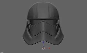 captain phasma helmet star wars episode 7 cosplay fashion starwars stormtrooper darth 501 vader other 3d print model - Mito3D