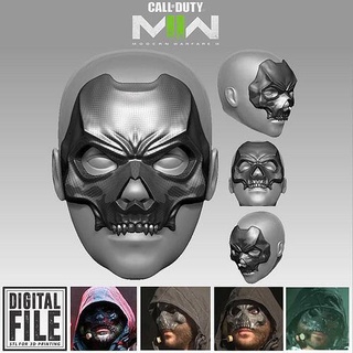 captain price mask call of duty modern warfare 2 warzone ghost mw mw2 cod ps4 xbox gamepass operator games game toys accessories 3d print model - Mito3D