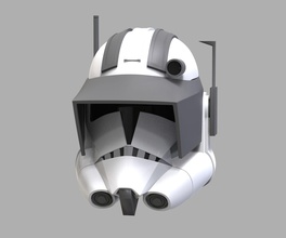 commander cody - vaughn helmet tcw 3d print files stl captain clone trooper star wars vader darth maul blaster lightsaber games toys 3d print model - Mito3D