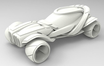 voiture concept véhicule 3d 3dmodel cg Jeu 3dprint imprimable stl loisir DIY automobile 3d print model - Mito3D