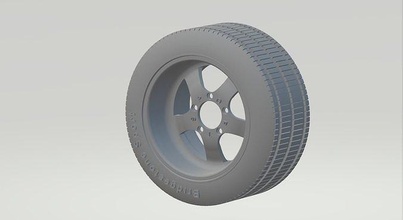 coche vehiculo Dto neumático vehículo disco carreras borde carrera pasatiempo bricolaje diy automotor 3d print model - Mito3D