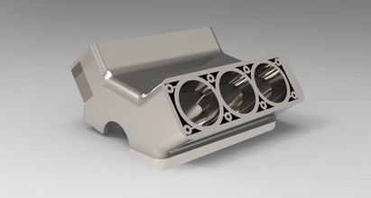 wagen motor block v6 3dmodel rennen hobby diy automobil 3d print model - Mito3D