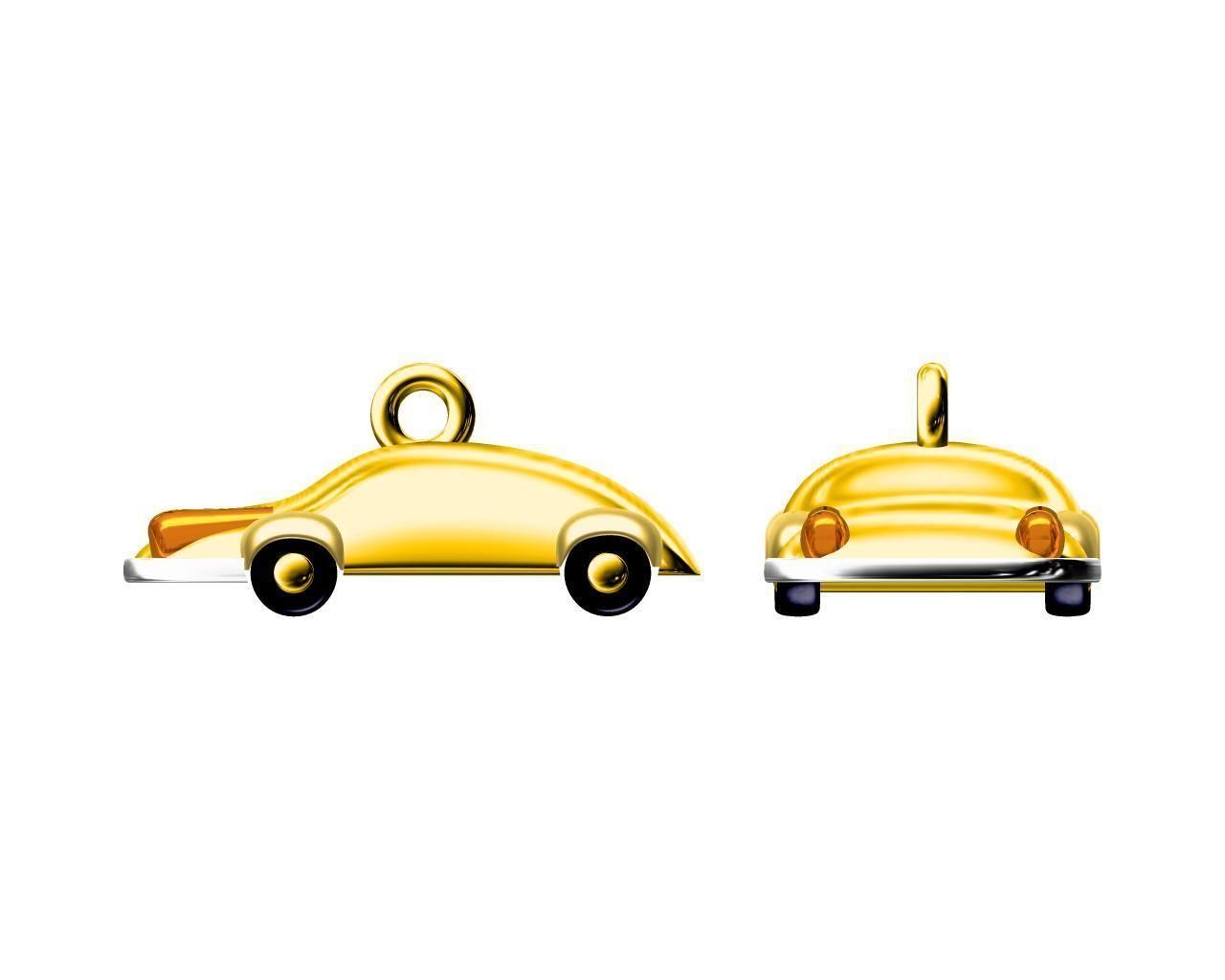 Auto hängend Schmuck verglast ist scheint gold Luxus verrückt pendent carpendent Mode Schönheit neue Silber chrome Niedlich jeep - Anhänger 3D print model - Mito3D