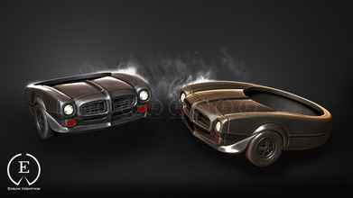 Wagen Ring Silber Gold Schmuck Ringe 3d print model - Mito3D
