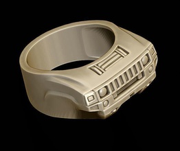 car ring 24 classic old oldtimer vintage famous sl cabrio german gold silver coupe lowrider stuttgart muscle 4x4 jewelry rings 3d print model - Mito3D