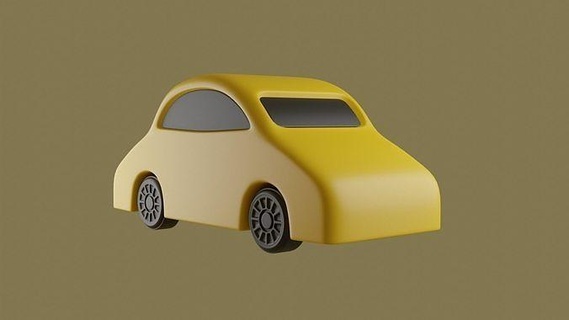 car toy 3d model safety vehicle design retro art modern games toys 3d print model - Mito3D