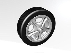 voiture roue véhicule transport pneu loisir DIY automobile 3d print model - Mito3D