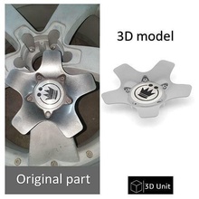 carro roda boné tecnologia rei 3d impressão stl engenharia passatempo faça 3d print model - Mito3D