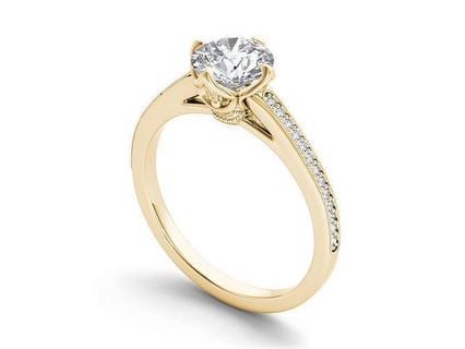 carat diamond ring jewelry rings gold printable silver jewellery jewel wedding engagement gem brilliant platinum sterling fashion 3d print model - Mito3D