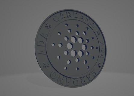 cardano coin crypro bitcoin 3d 3dprint print art coins badges 3d print model - Mito3D