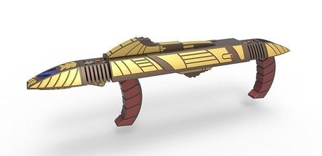 cardassiano phaser rifle estrela caminhada profundo espaço phaserrifle blaster jornada estrelas dsn suporte réplica cosplay brinquedo impressão imprimível passatempo faça 3d print model - Mito3D