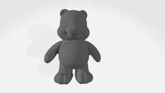 soucier ours chiffre santé beauté beauti science or Jeux jouets 3d print model - Mito3D