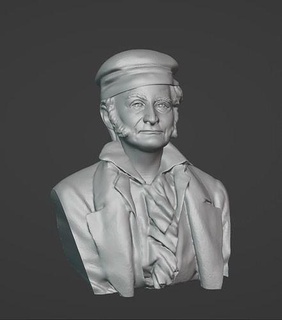 Carl friedrich Gauß Carlfriedriechgauss Mathematiker Physiker Deutsche Euklid Euler Platz Dirac Johnnash Kunst Skulpturen 3d print model - Mito3D