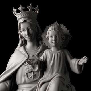 Carmelo Gesù cristiano religione Bibbie scultura sbrush arte sculture 3d print model - Mito3D