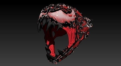 carnage cat - helmet cats kitten kitty pet feline helmetcat cathelmet letbecarnage carnagecat venom symbiote klyntar marvel mcu spiderverse spiderman multiverse ge32 games toys 3d print model - Mito3D