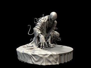 carnage usa art villain symbiote sculptures 3d print model - Mito3D