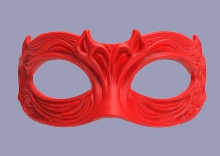carnival mask masquerade helmet head cosplay halloween 3d face character hobby venetian art game woman man fantasy toys disguise clothing printable diy 3d print model - Mito3D
