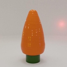 carrot container cap hole plug house kitchen dining 3d print model - Mito3D