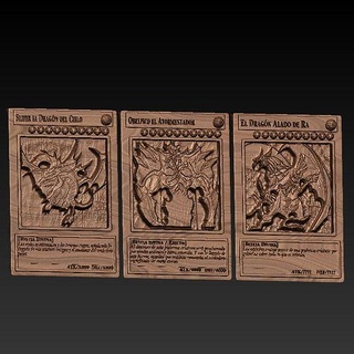 cartas dieux égyptiens yugioh égyptien Dieu cartes yu gi anime rétro art dios papier slifer obelisco bête divine blanc obélisque ra dragon Jeux jouets 3d print model - Mito3D