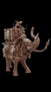 cartaginês guerra elefante militares exército personagem canibal Guerreiro apaixonado arma infantaria armaduras Roma soldado armamento combate jogos brinquedos borda 3d print model - Mito3D