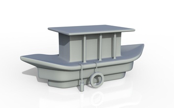 karikatür tekne aile su oyuncak <url> oyunlar oyuncaklar oyunları 3d print model - Mito3D
