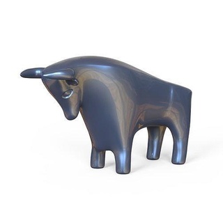 cartoon bull 3dprint miniature statue animal art sculptures 3d print model - Mito3D