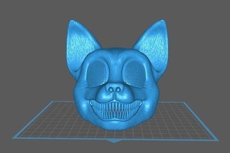 desenho animado gato horror mascarar jogos fnaf flexível assustador personagem pesadelo capacete predador estrangeiro bruxas cabeça brinquedos abóbora 3d print model - Mito3D